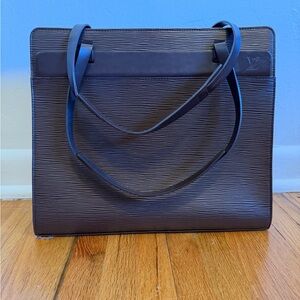 Louis Vuitton Croissette Brown PM Epi Leather Shoulder Tote Bag